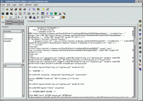 CoffeeCup HTML Editor for Linux