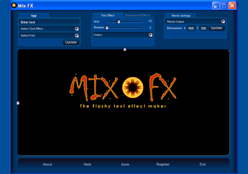 Mix-FX Flash Text Effects