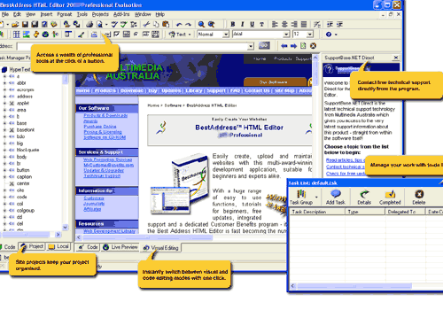 BestAddress HTML Editor 2007 Professional