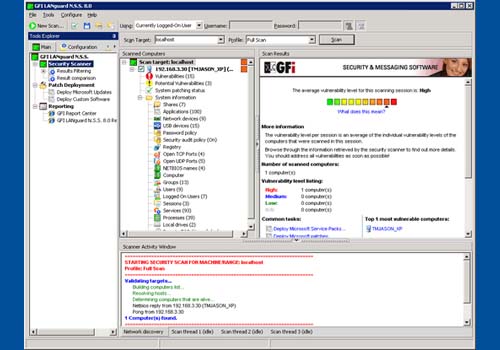 GFI LANguard Network Security Scanner