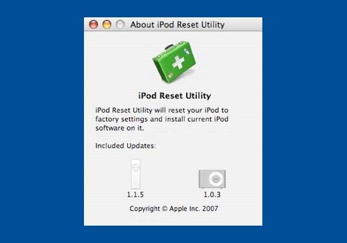 iPod Reset Utility