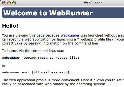 WebRunner