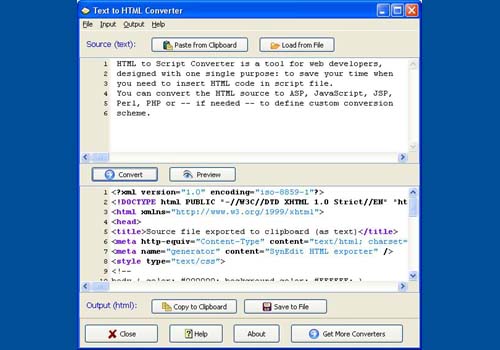 Text to HTML Converter