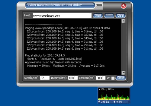 Cyber Bandwidth Monitor