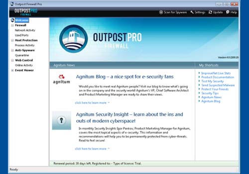 Outpost Firewall Pro 2008