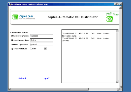 Zaplee Call Center for Skype