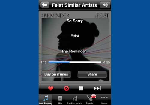 Last.fm for iPhone