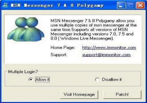 MSN Messenger 7 and 8 Polygamy