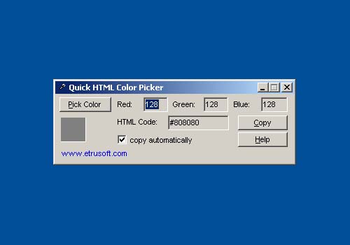 Quick HTML Color Picker