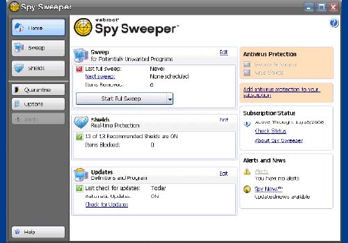 Webroot Spy Sweeper with AntiVirus