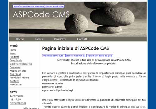 ASPCode CMS