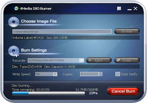 4Media ISO Burner