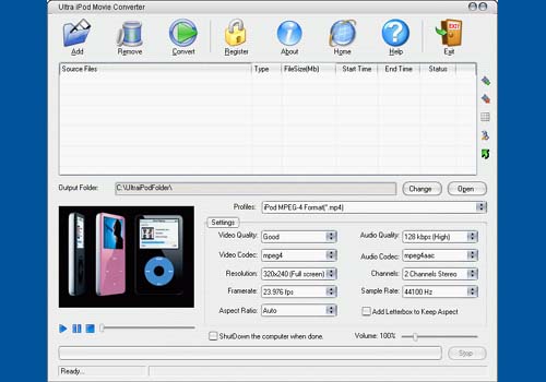 Ultra iPod Movie Converter