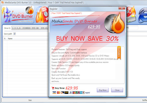 MediaSanta DVD Burner