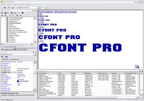 Cfont Pro