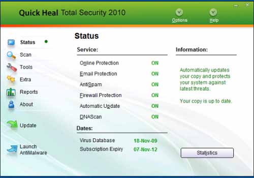Quick Heal Internet Security 2010