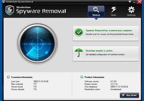 Wondershare Spyware Removal