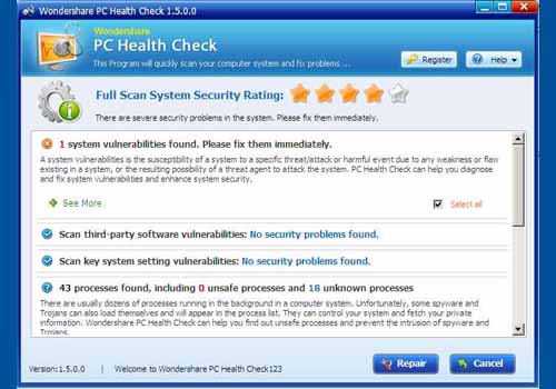 Wondershare PC Health Check