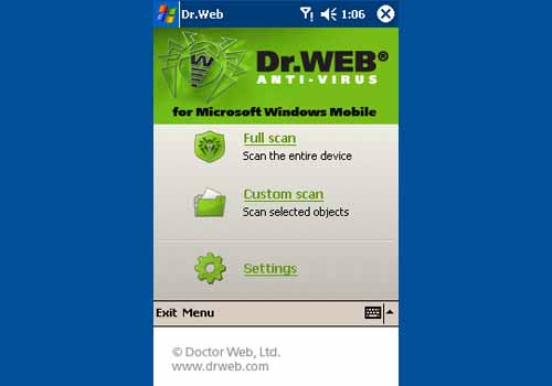 Dr.Web anti-virus for Windows Mobile
