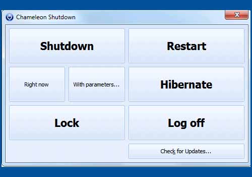Chameleon Shutdown