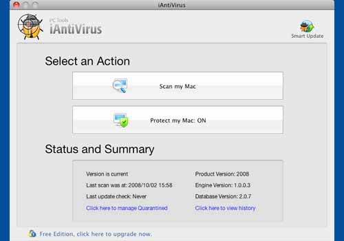 iAntiVirus Free Edition
