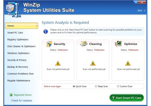 WinZip System Utilities Suite