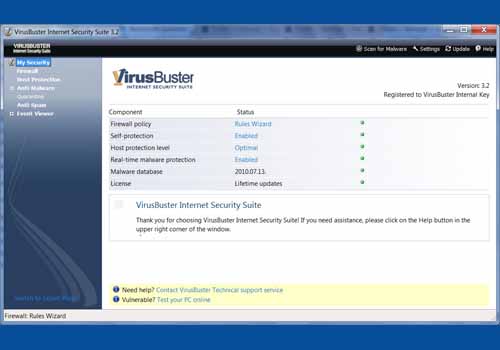 VirusBuster Internet Security Suite
