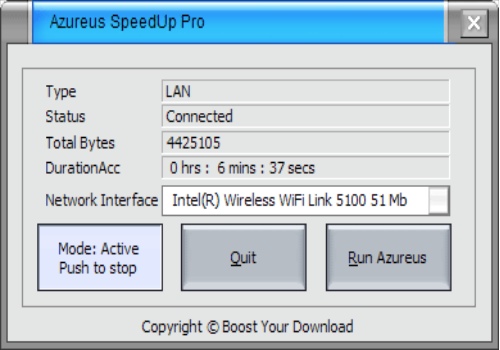Azureus SpeedUp Pro