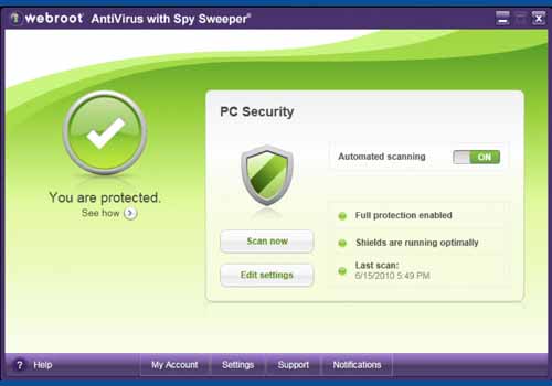 Webroot AntiVirus with Spy Sweeper 2011