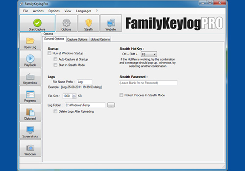 Family Keylogger Professional