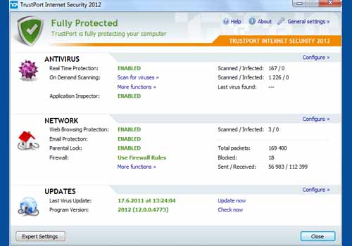 TrustPort Antivirus for Small Business Server