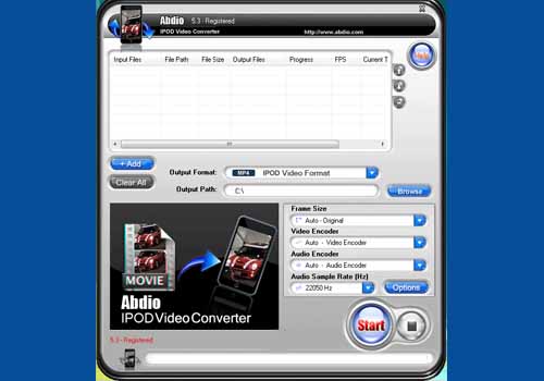 Abdio IPOD Video Converter