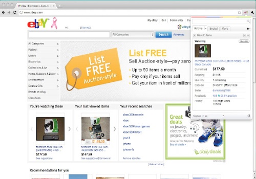 eBay Extension for Chrome