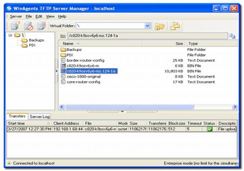 WinAgents TFTP Server Manager