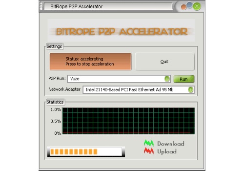 BitRope P2P Accelerator