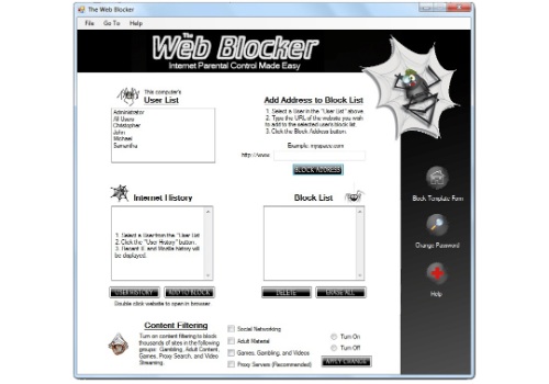 The Web Blocker