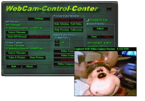 WebCam Control Center