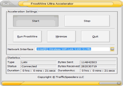 FrostWire Ultra Accelerator
