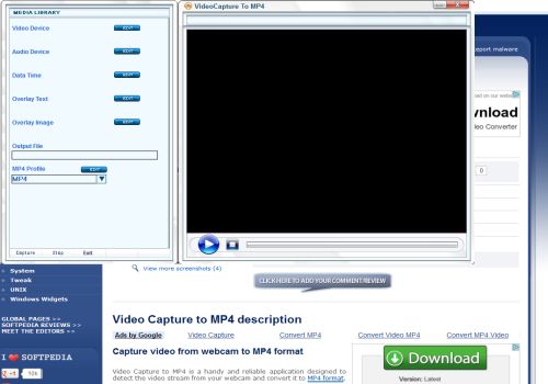 Video Capture to MP4
