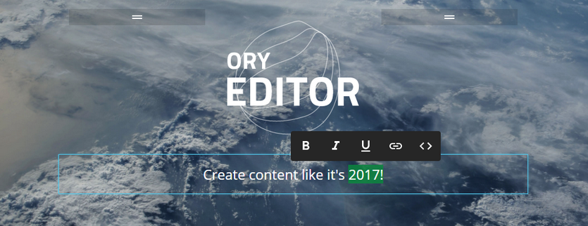 ORY: un editor WYSIWYG basato su React e Redux