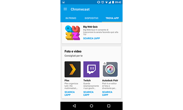 Chromecast: TV in streaming Download HTML.it