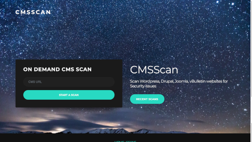 CMSScan: CMS security scanner