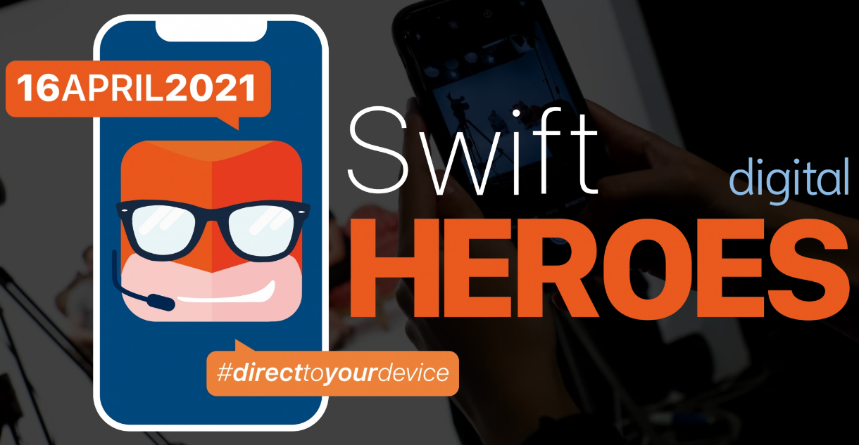 Swift Heroes 2021: il 16 aprile online