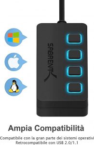 Sabrent HUB USB 3.0 - 1