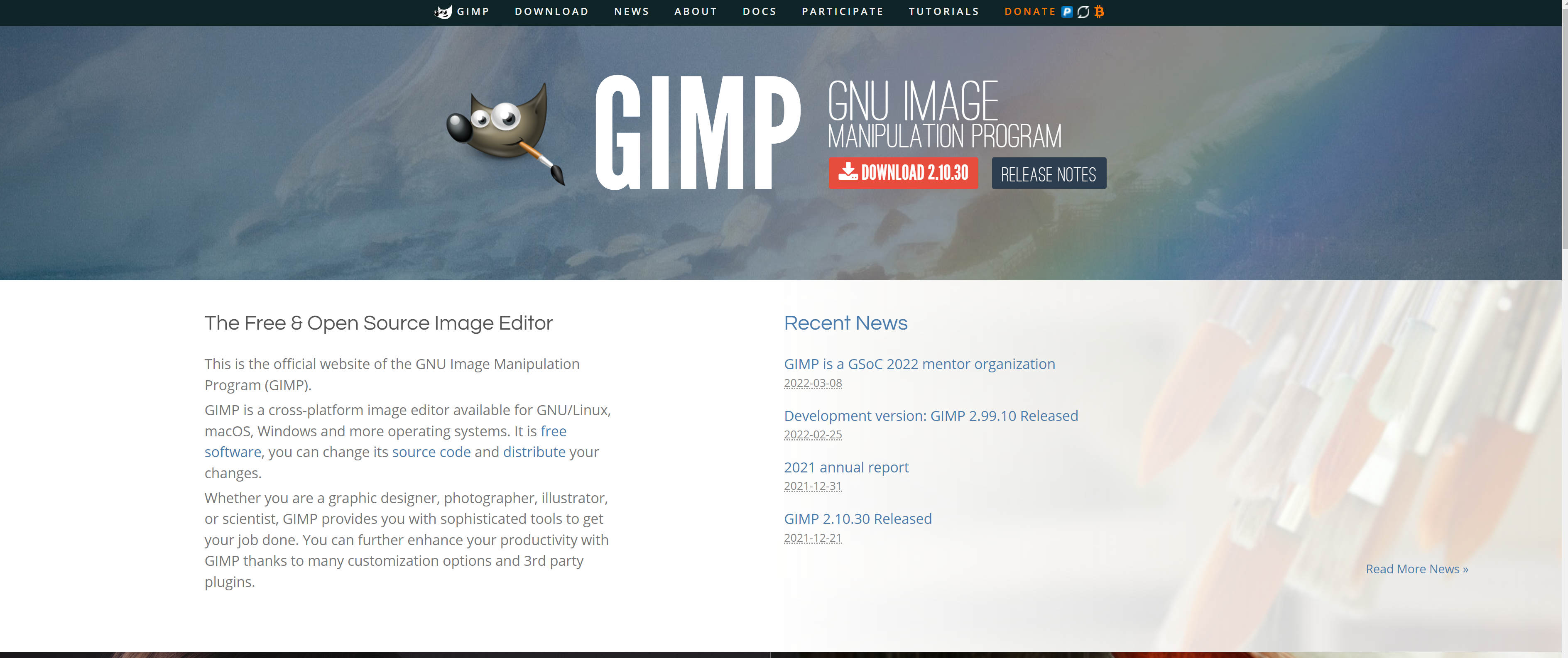 GIMP 2.99.10 rilasciato