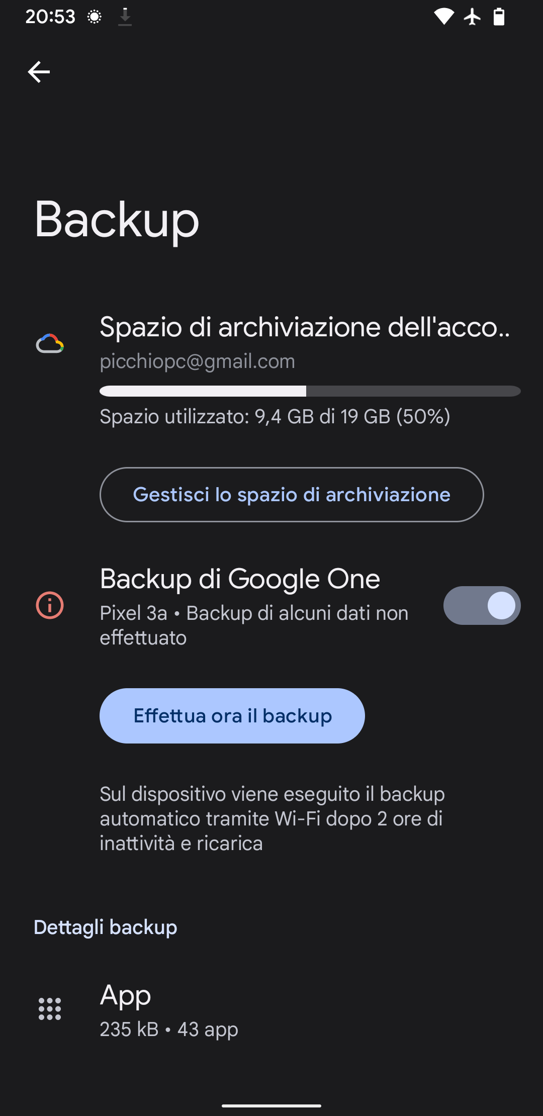 Backup Android