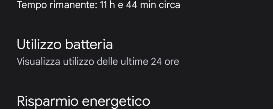 gestione batteria Android