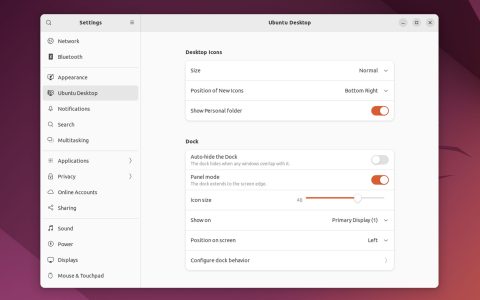 Ubuntu 22.10: arrivata la nuova Settings App