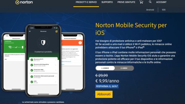 Norton Mobile Security per IOS