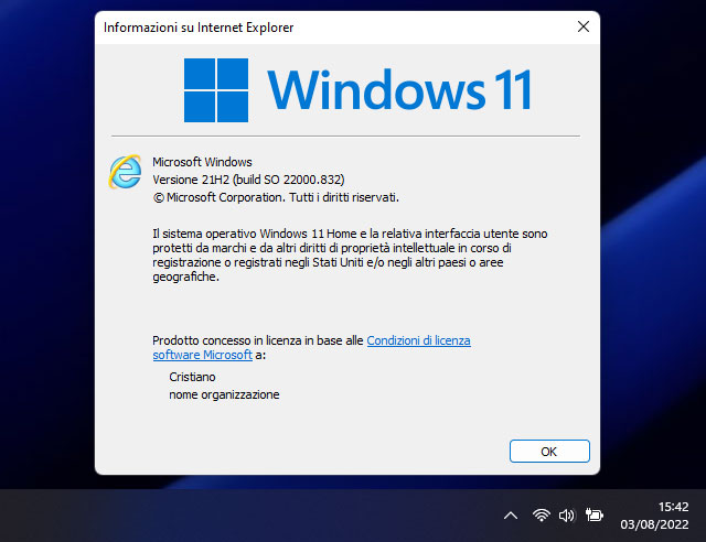 Internet Explorer ancora esistente su Windows 11 grazie ad un bug